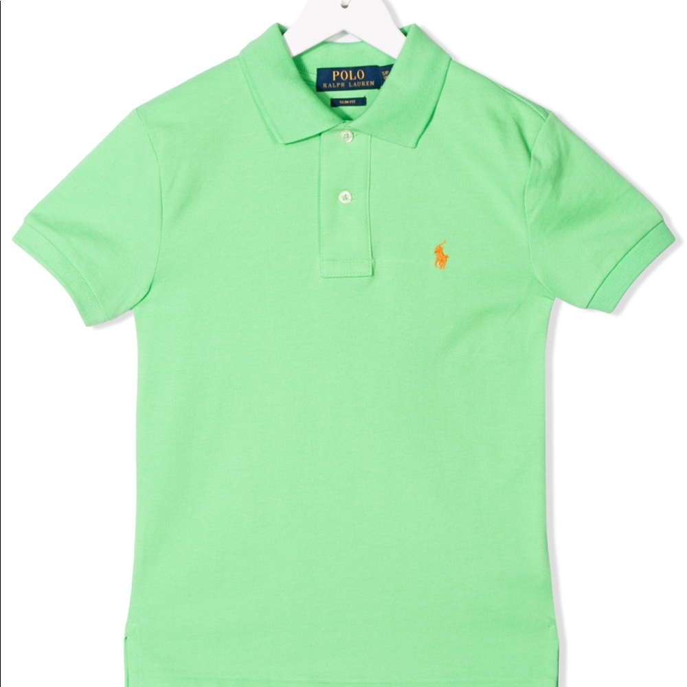 Ralph Lauren Lime Green Kids Sports Polo